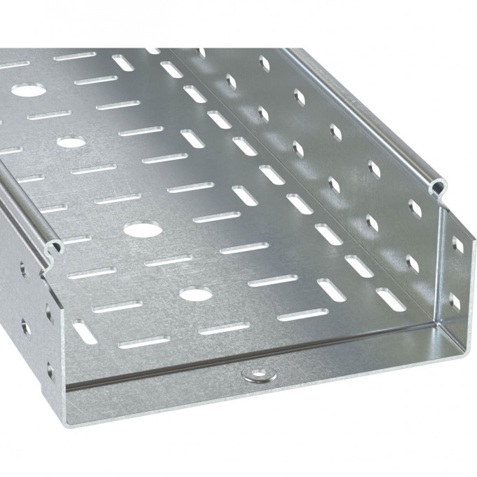 Лоток листовой перфорированный DKC 100х80 L3000 сталь 0.7мм 35302